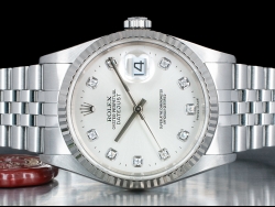 Rolex Datejust 36 Argento Jubilee Silver Lining Diamonds  16234